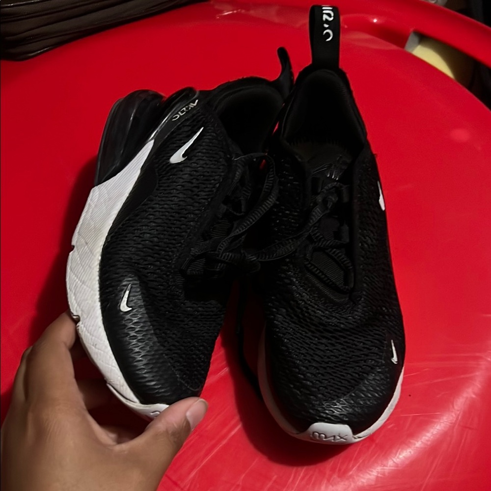 Nike Kids Black and White Sneakers